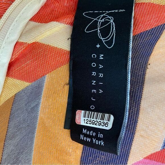 Zero + Maria Cornejo Bias Alexia Maxi Dress Size 16 - Picture 7 of 8